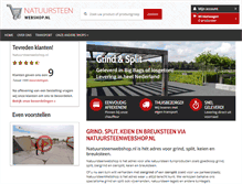 Tablet Screenshot of natuursteenwebshop.nl